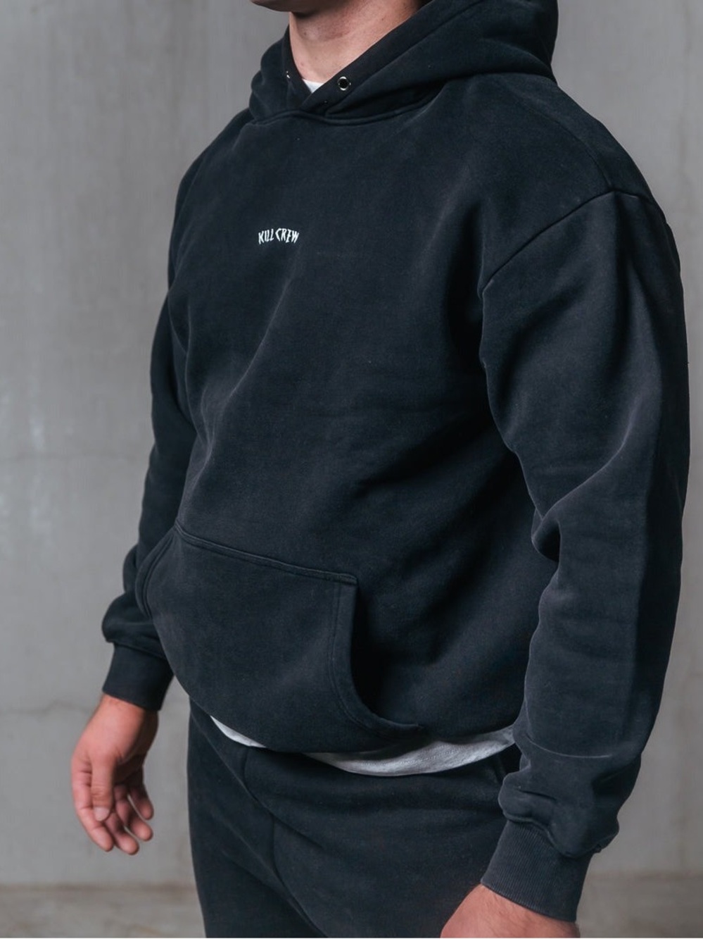 Kill Crew Black Men's Pullover Hoodie